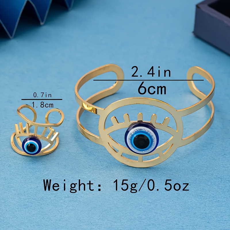 Bohemian Hollow Bracelet and Ring Set
